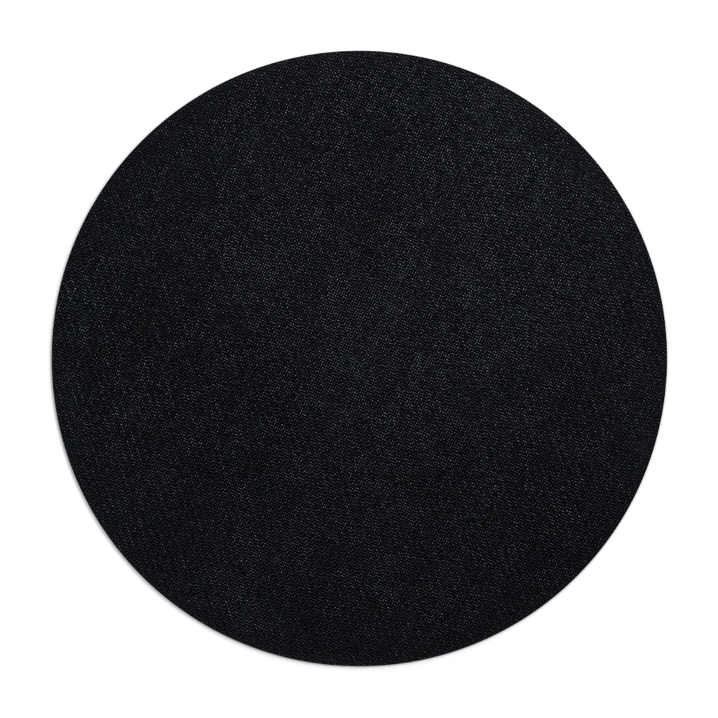 Mouse Pad — "More Coffee Less Hustle" Motivational Round Desk Mat