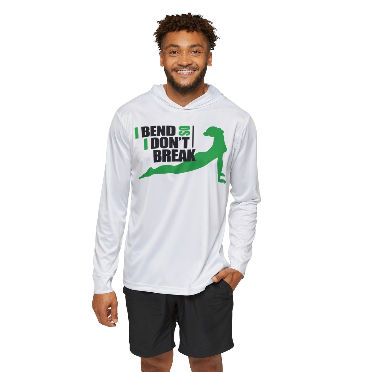 I Bend So I Don't Break Hoodie - Yoga Stretch & Flex Motivational Hoodie