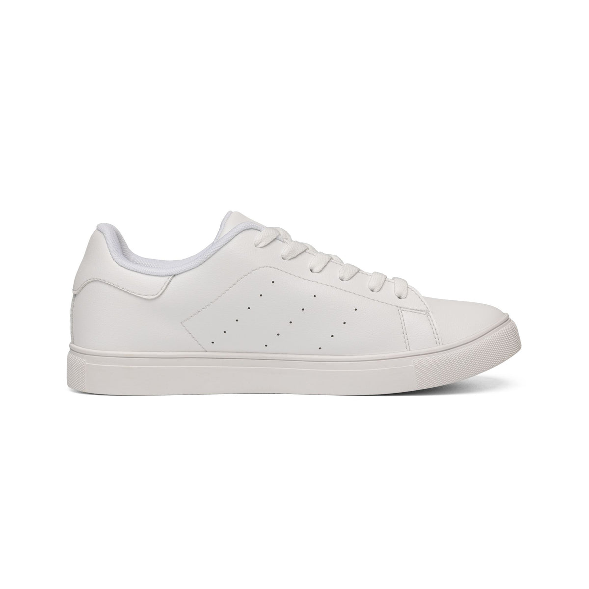 Leather Sneakers — Red Wine Glass Low-Top Casual Shoes