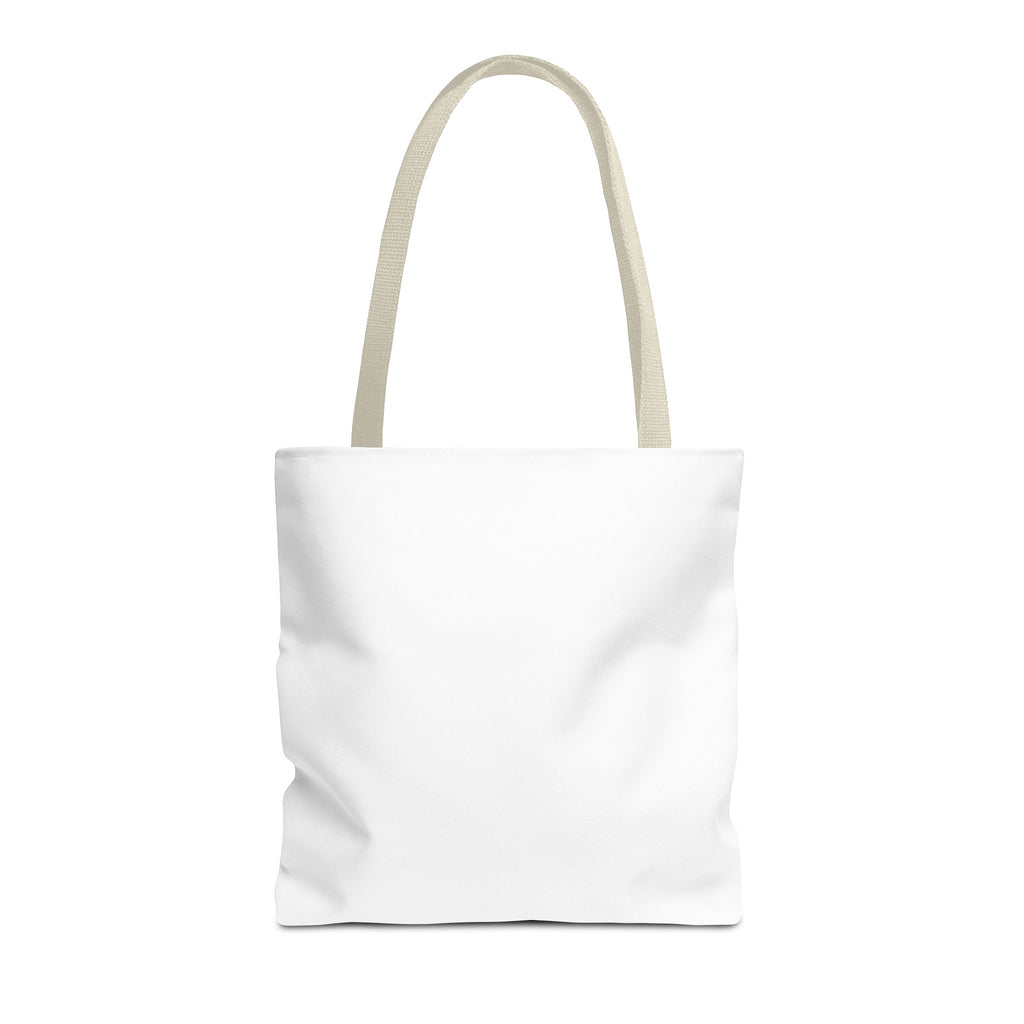 Customizable Text Tote Bag — Personalized All-Over Print Cotton Tote