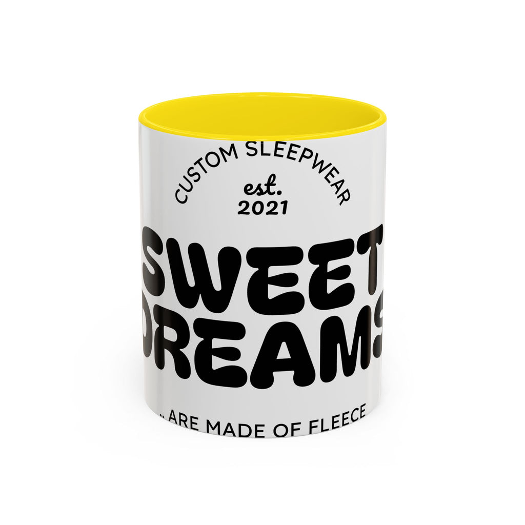 Accent Coffee Mug — "Sweet Dreams" Sleepwear Design (11/15oz)