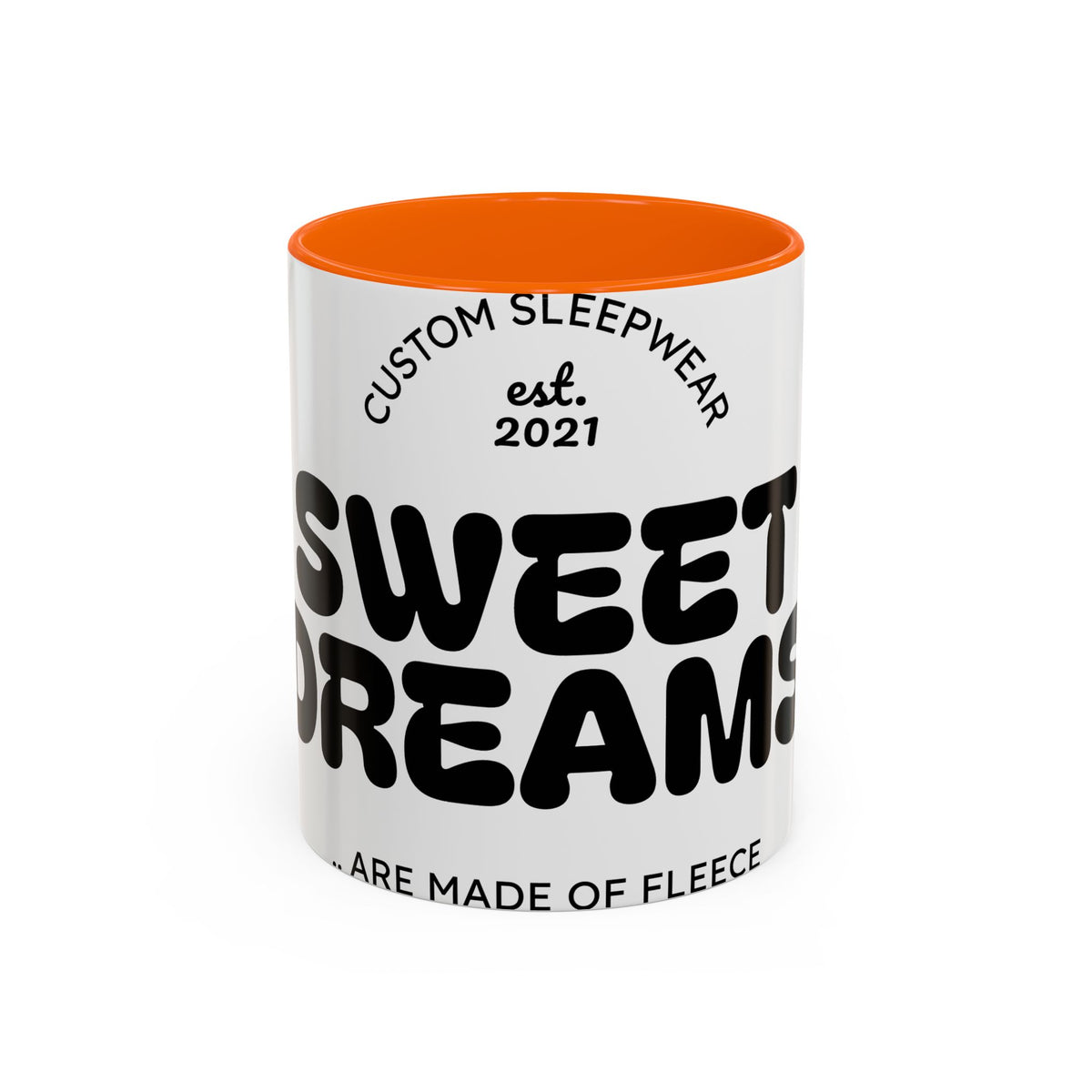 Accent Coffee Mug — "Sweet Dreams" Sleepwear Design (11/15oz)