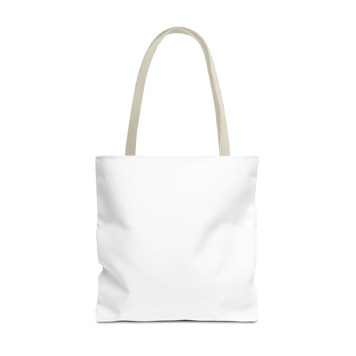 Customizable Text Tote Bag — Personalized All-Over Print Cotton Tote