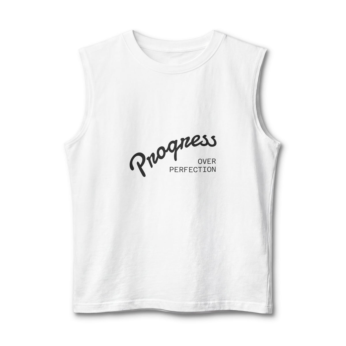 Progress Over Perfection Muscle Tank