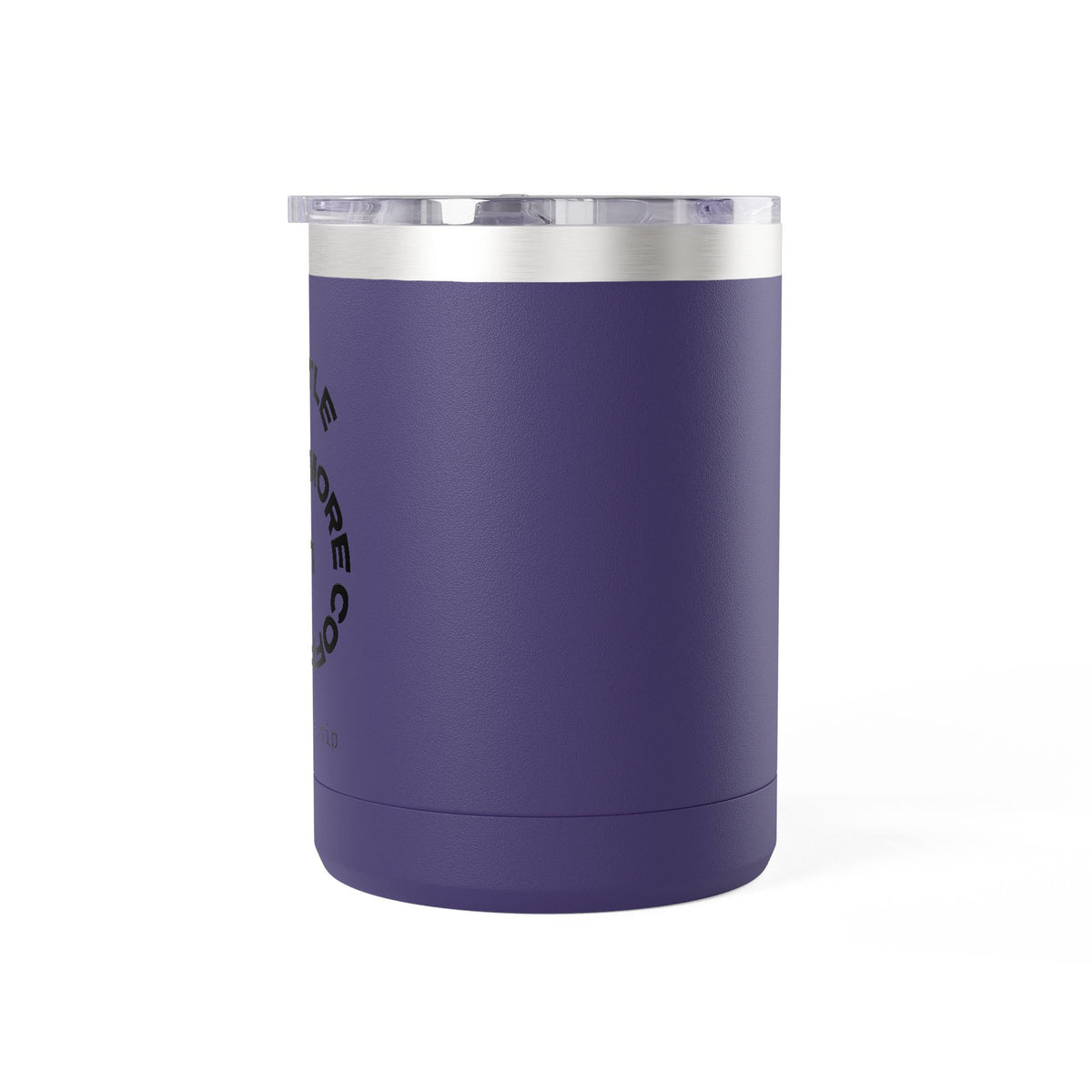 15oz Coffee Tumbler Mug — Minimal White Insulated Travel Cup