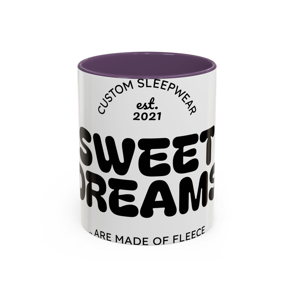 Accent Coffee Mug — "Sweet Dreams" Sleepwear Design (11/15oz)