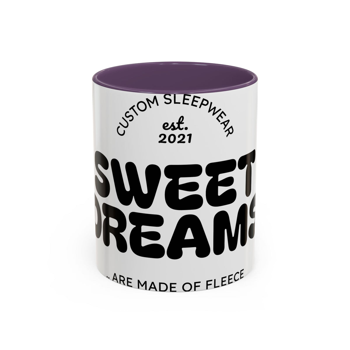 Accent Coffee Mug — "Sweet Dreams" Sleepwear Design (11/15oz)
