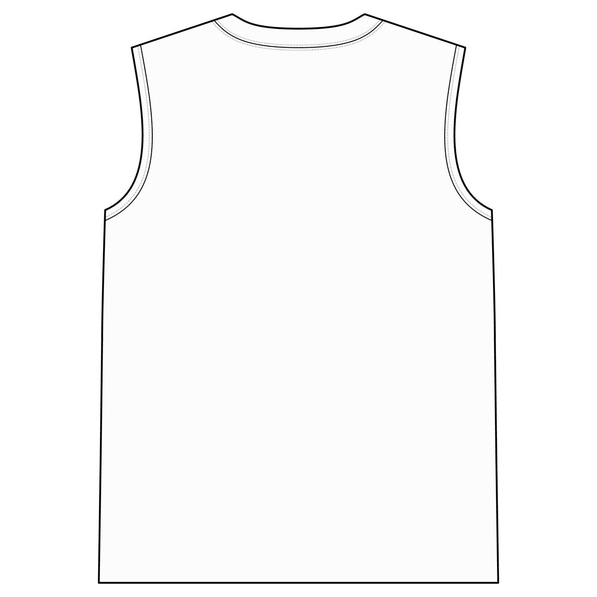 Sleeveless Tee — Minimalist Liberty Statue Outline Tank Top