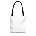 Customizable Text Tote Bag — Personalized All-Over Print Cotton Tote