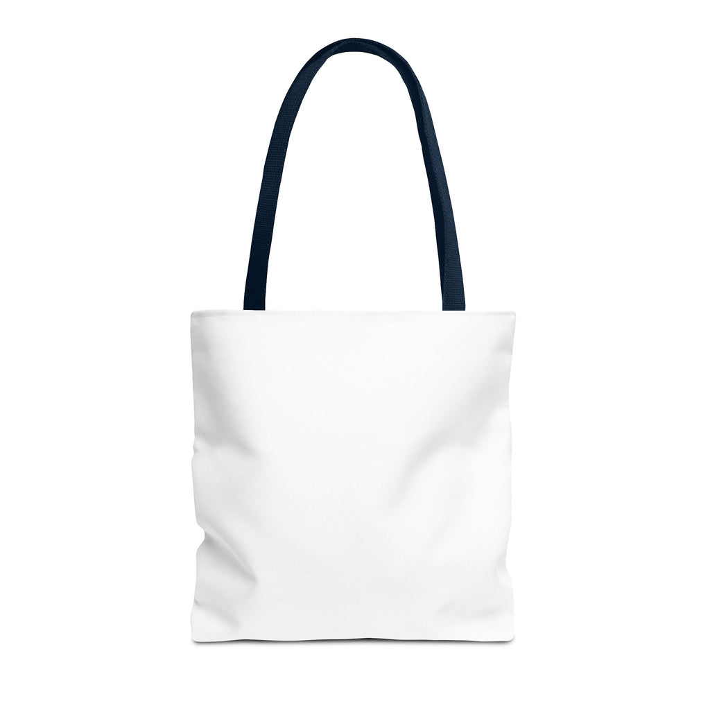 Customizable Text Tote Bag — Personalized All-Over Print Cotton Tote