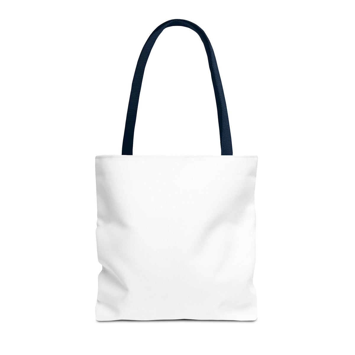 Customizable Text Tote Bag — Personalized All-Over Print Cotton Tote