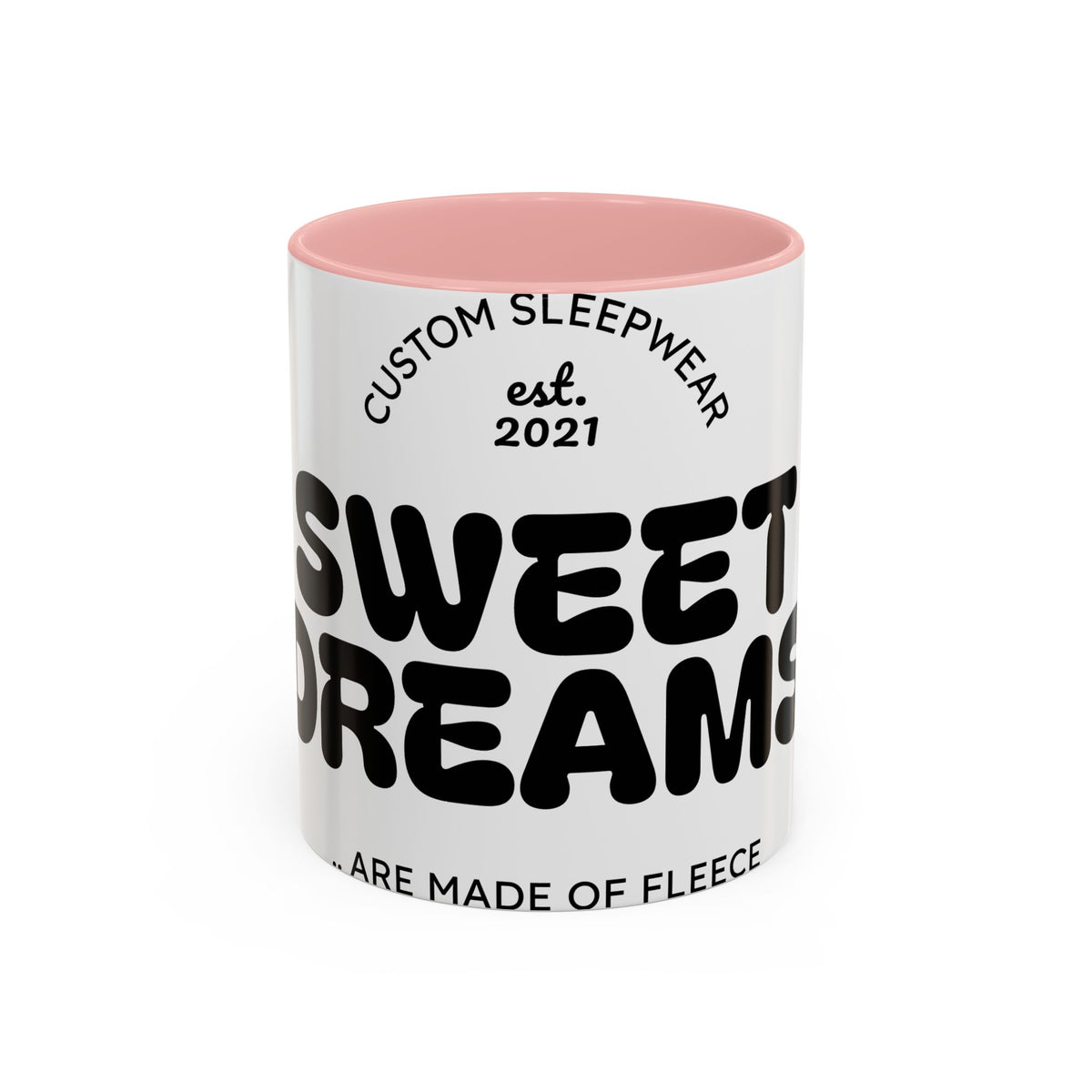 Accent Coffee Mug — "Sweet Dreams" Sleepwear Design (11/15oz)