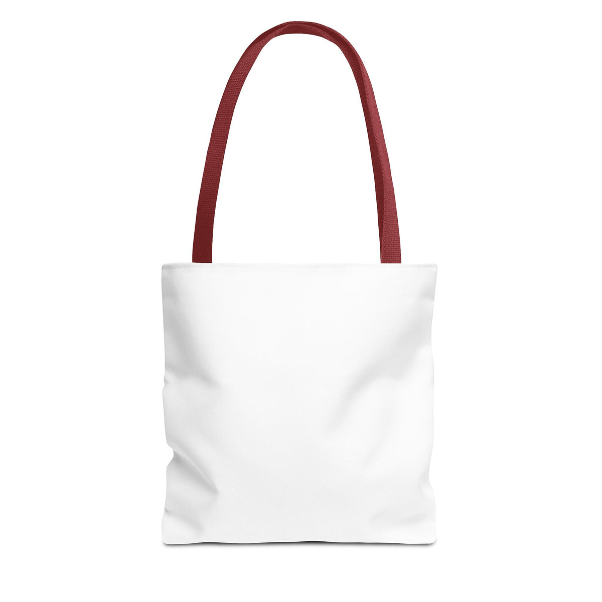 Customizable Text Tote Bag — Personalized All-Over Print Cotton Tote