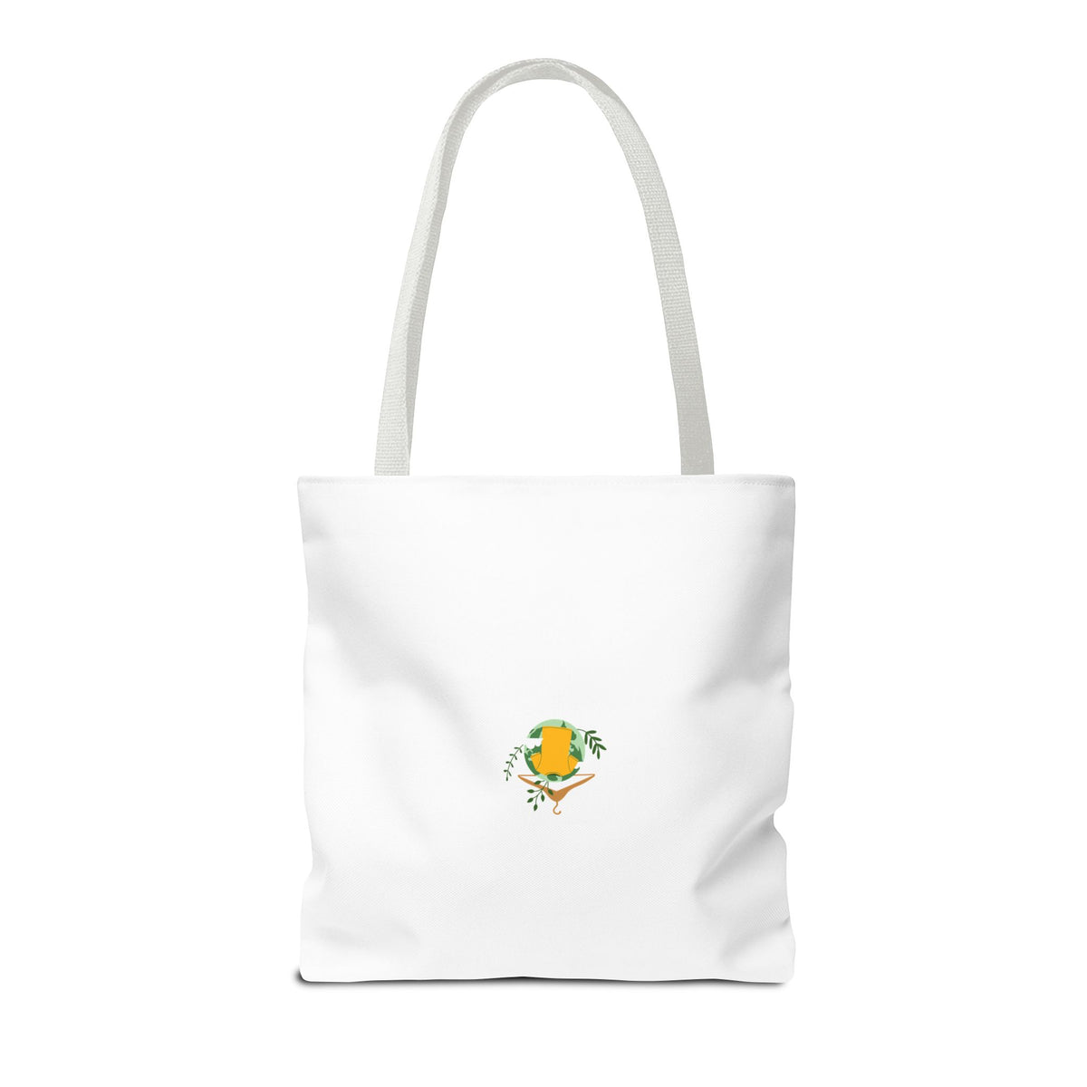 Customizable Text Tote Bag — Personalized All-Over Print Cotton Tote