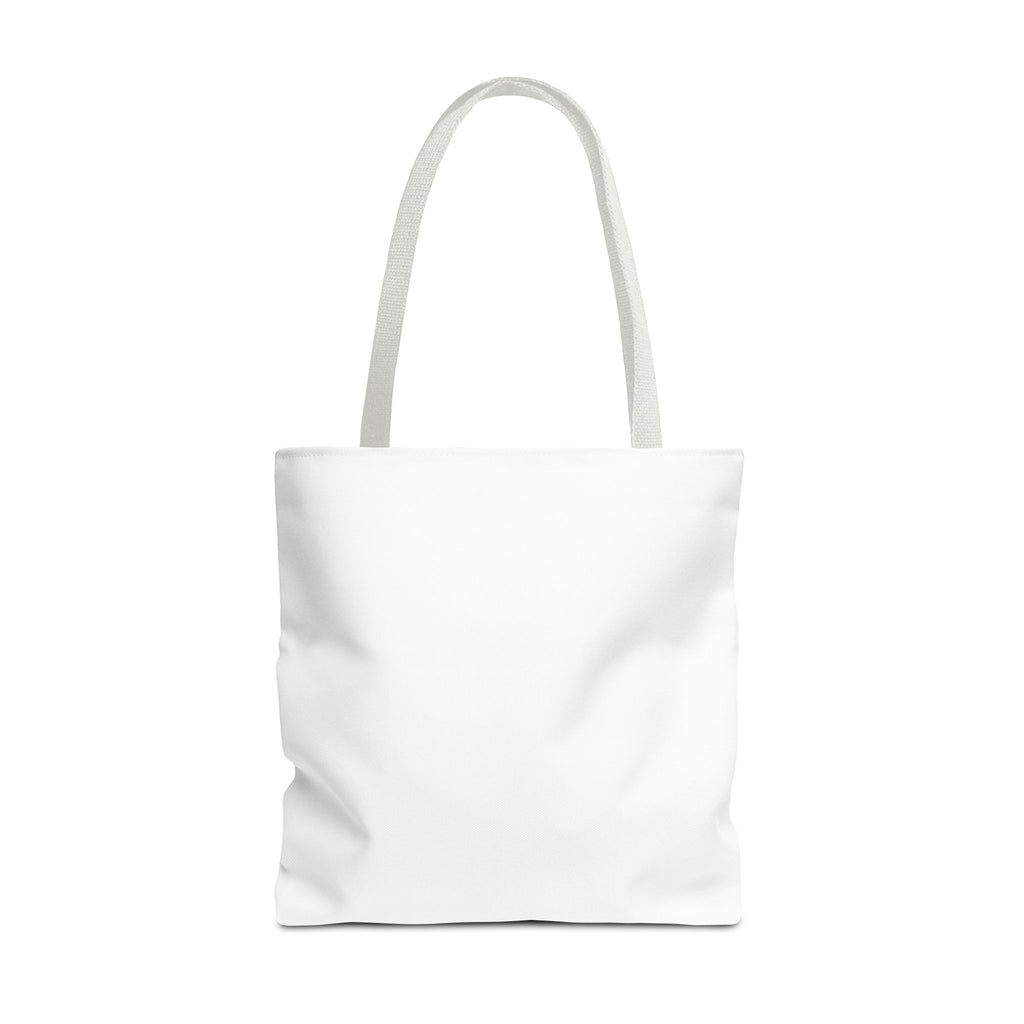 Customizable Text Tote Bag — Personalized All-Over Print Cotton Tote