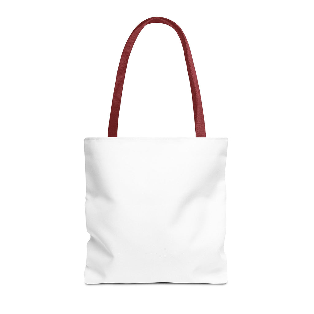 Customizable Text Tote Bag — Personalized All-Over Print Cotton Tote