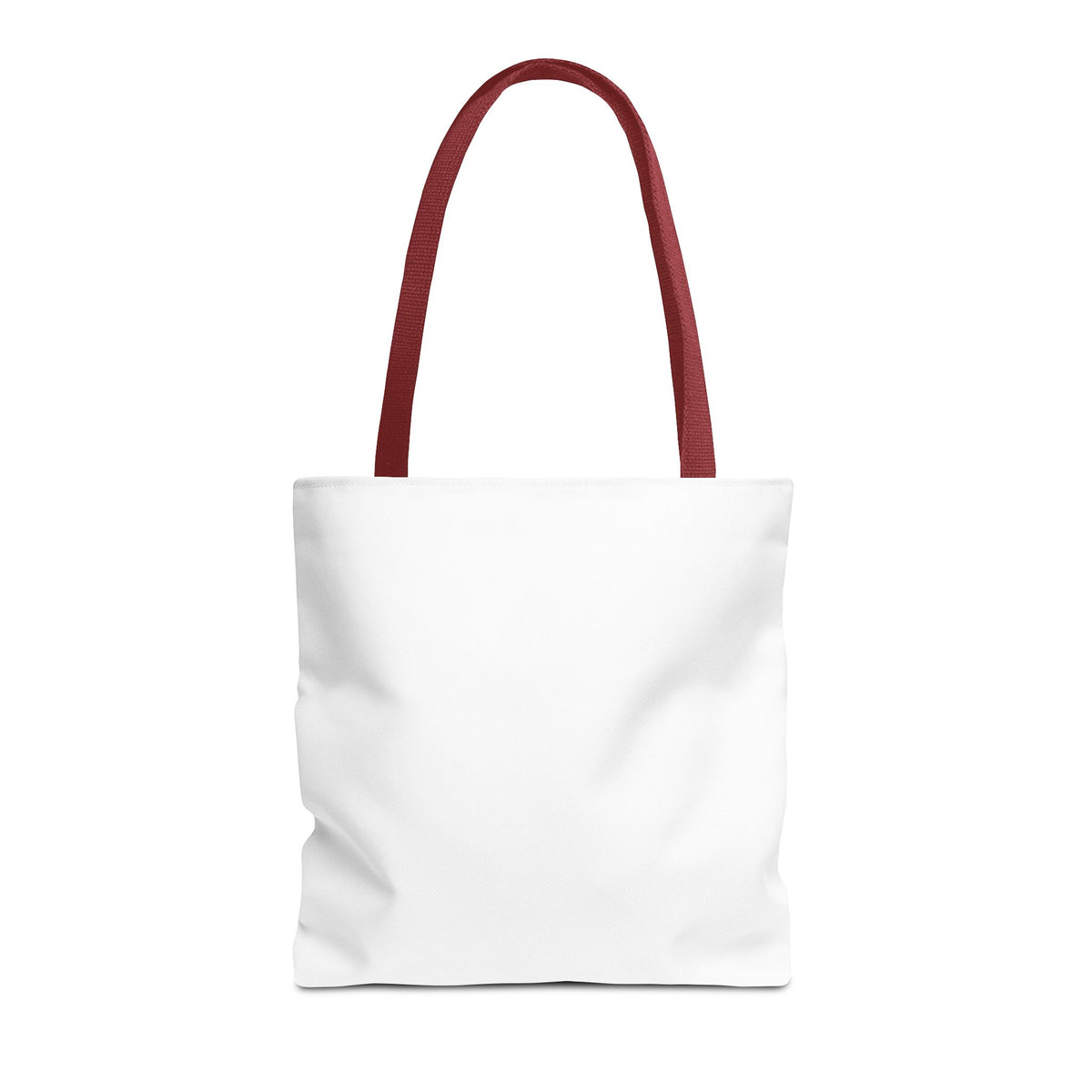 Customizable Text Tote Bag — Personalized All-Over Print Cotton Tote