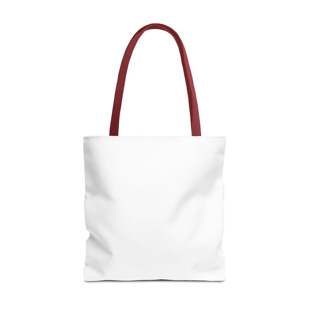Customizable Text Tote Bag — Personalized All-Over Print Cotton Tote