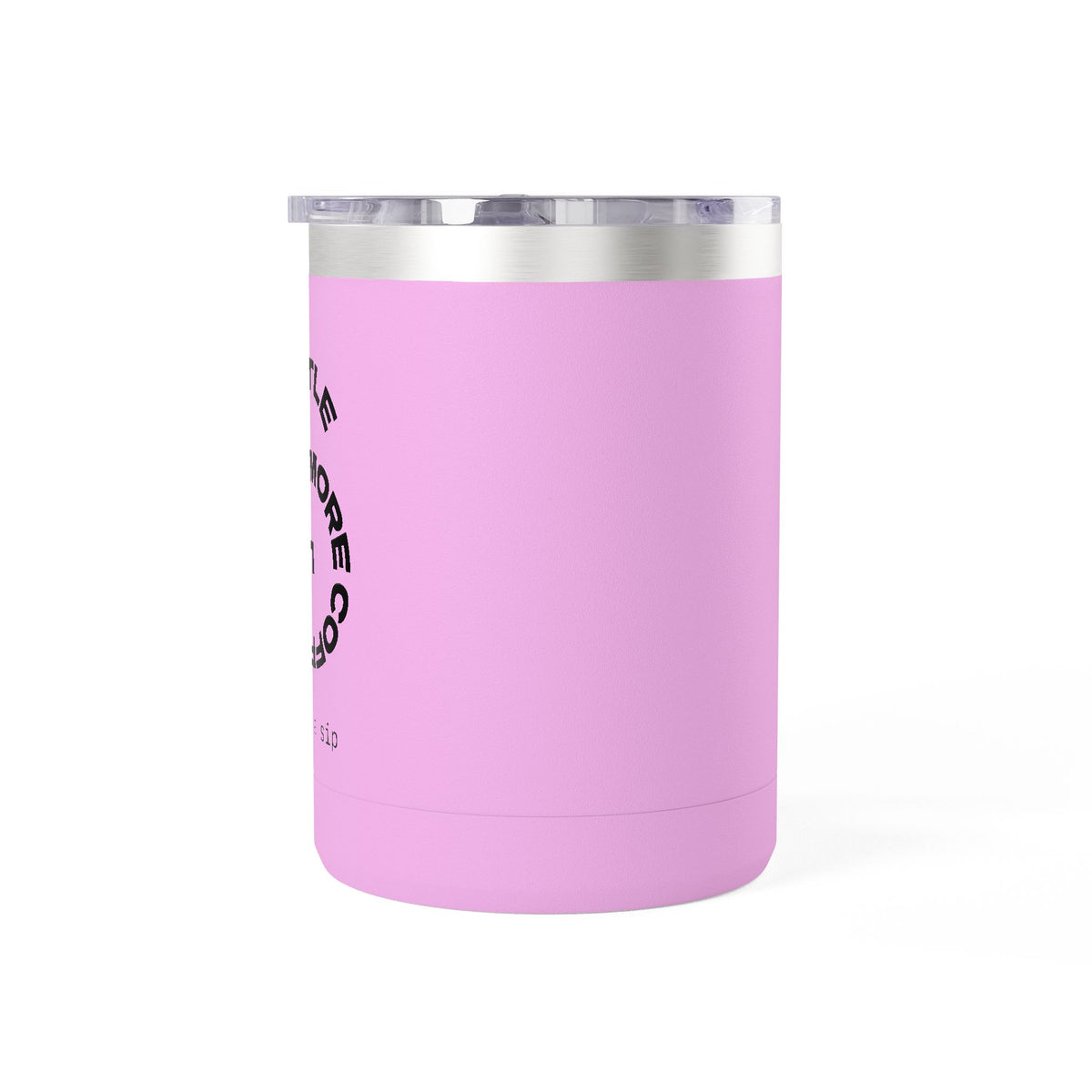 15oz Coffee Tumbler Mug — Minimal White Insulated Travel Cup