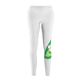 Floral Avocado Women's Leggings — Cute Green Fruit Print Casual Legging
