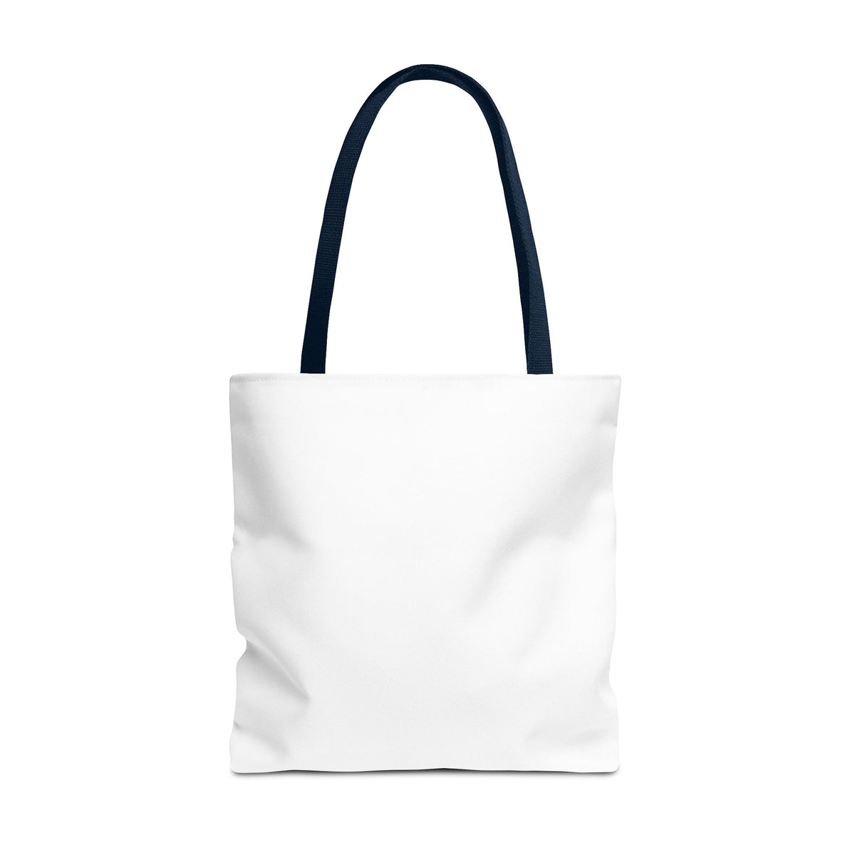 Customizable Text Tote Bag — Personalized All-Over Print Cotton Tote