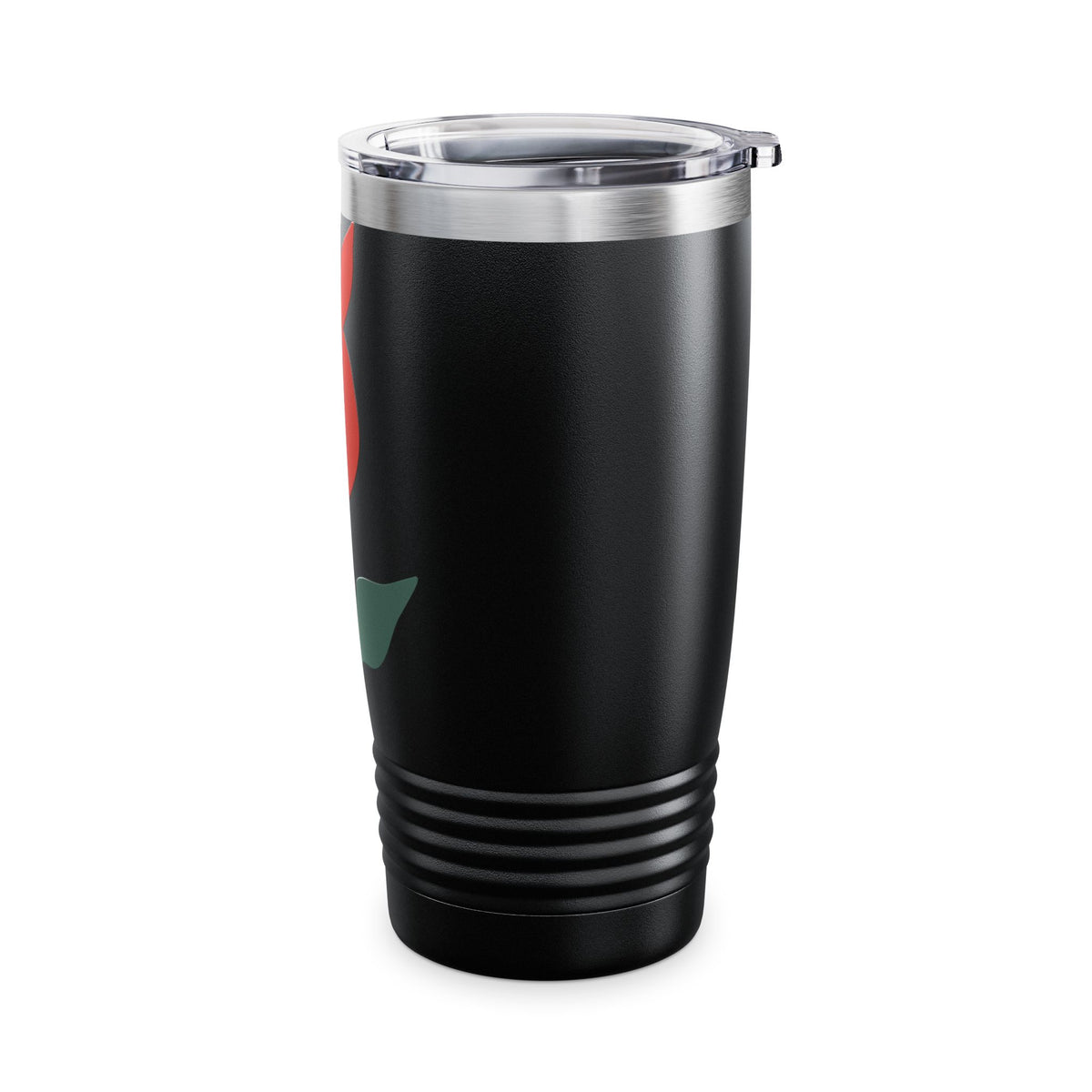 20oz Floral Tumbler — Minimal Red Tulip Travel Cup