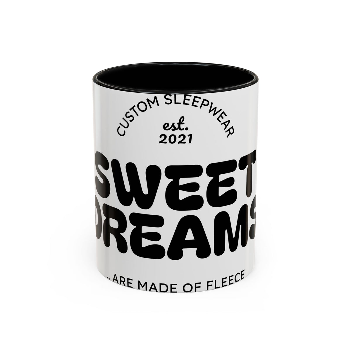 Accent Coffee Mug — "Sweet Dreams" Sleepwear Design (11/15oz)