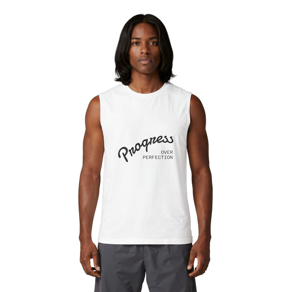 Progress Over Perfection Muscle Tank