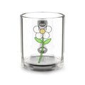 10oz Glass Mug — Cute Daisy Floral Coffee Cup