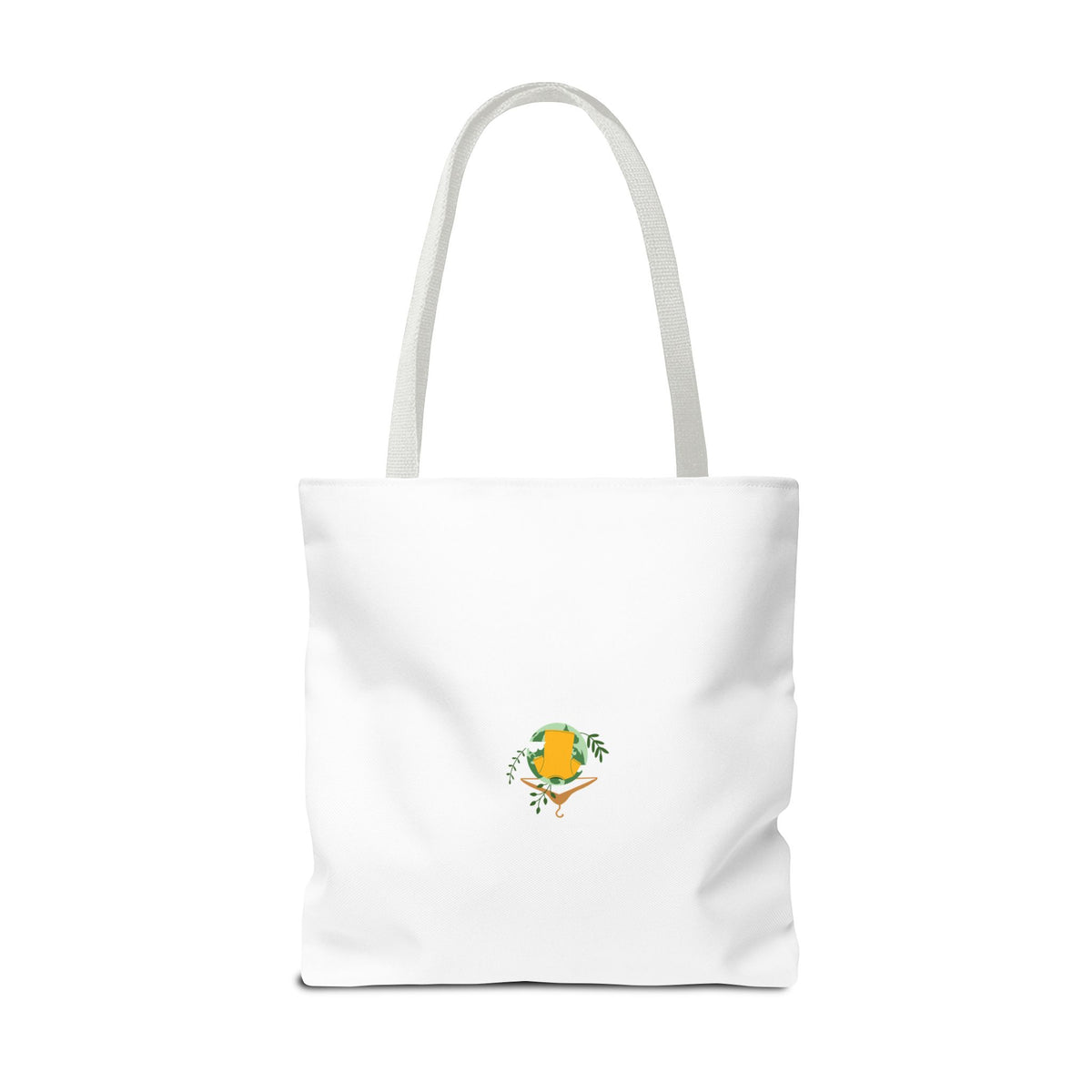 Customizable Text Tote Bag — Personalized All-Over Print Cotton Tote