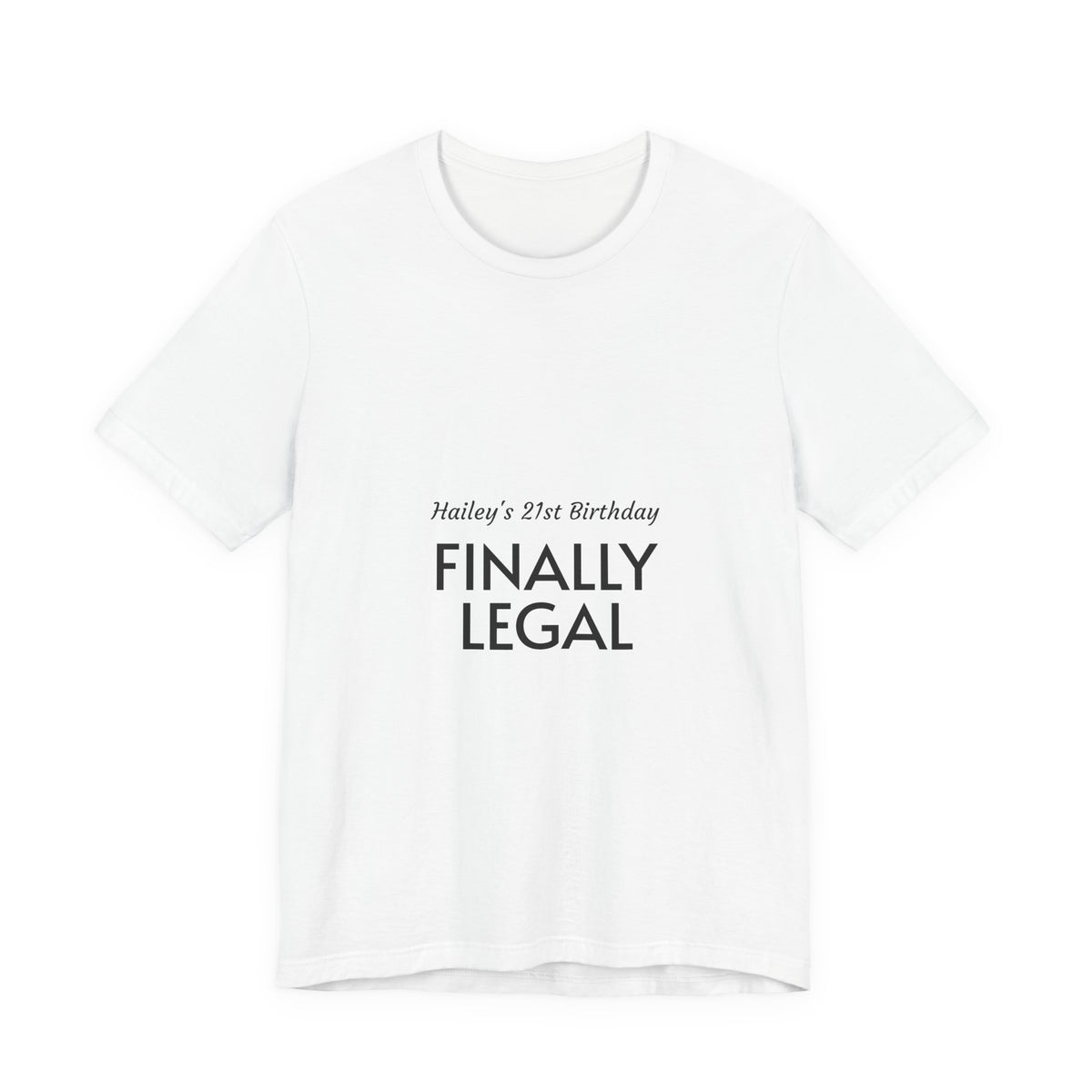 Unisex Jersey Short Sleeve Tee