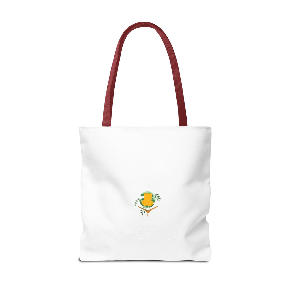 Customizable Text Tote Bag — Personalized All-Over Print Cotton Tote