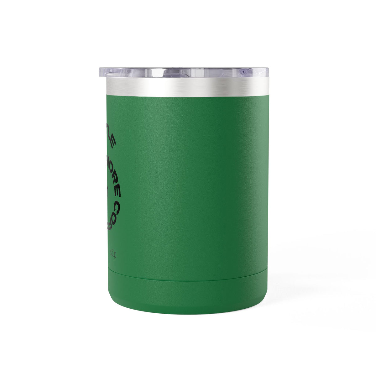 15oz Coffee Tumbler Mug — Minimal White Insulated Travel Cup