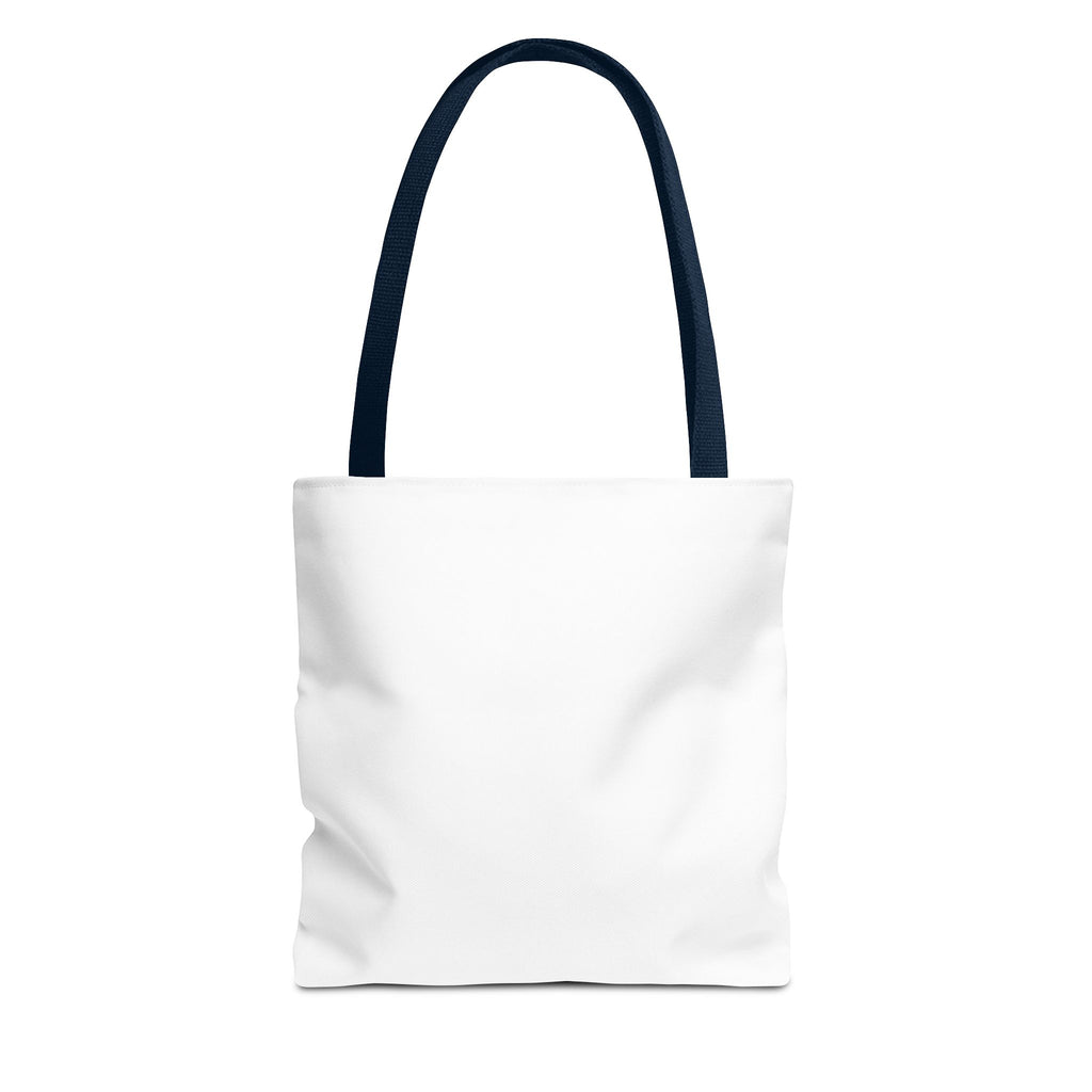 Customizable Text Tote Bag — Personalized All-Over Print Cotton Tote