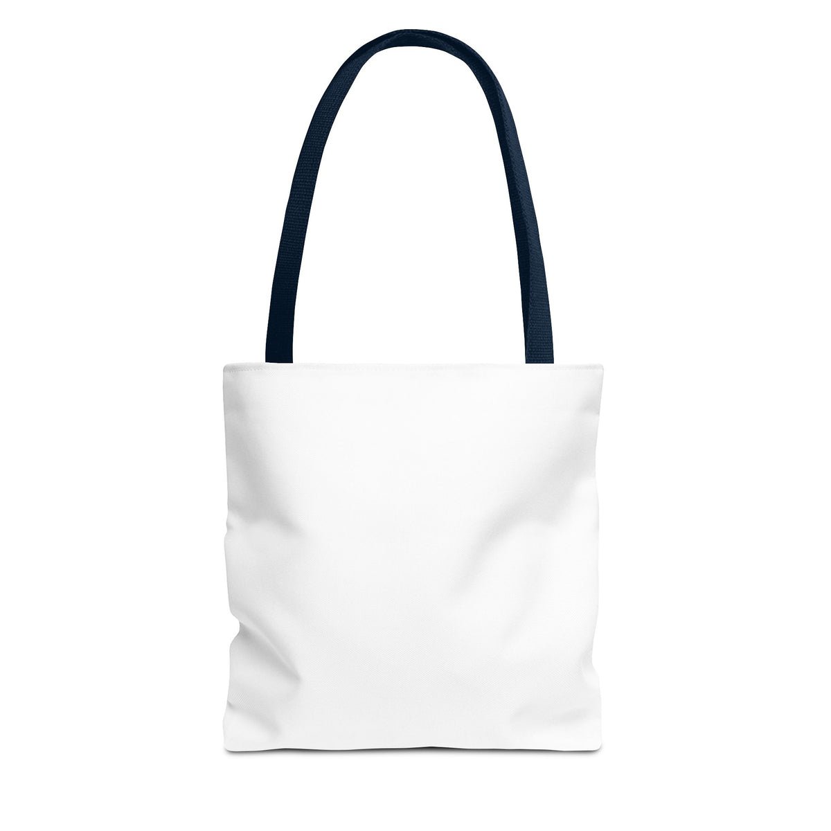 Customizable Text Tote Bag — Personalized All-Over Print Cotton Tote