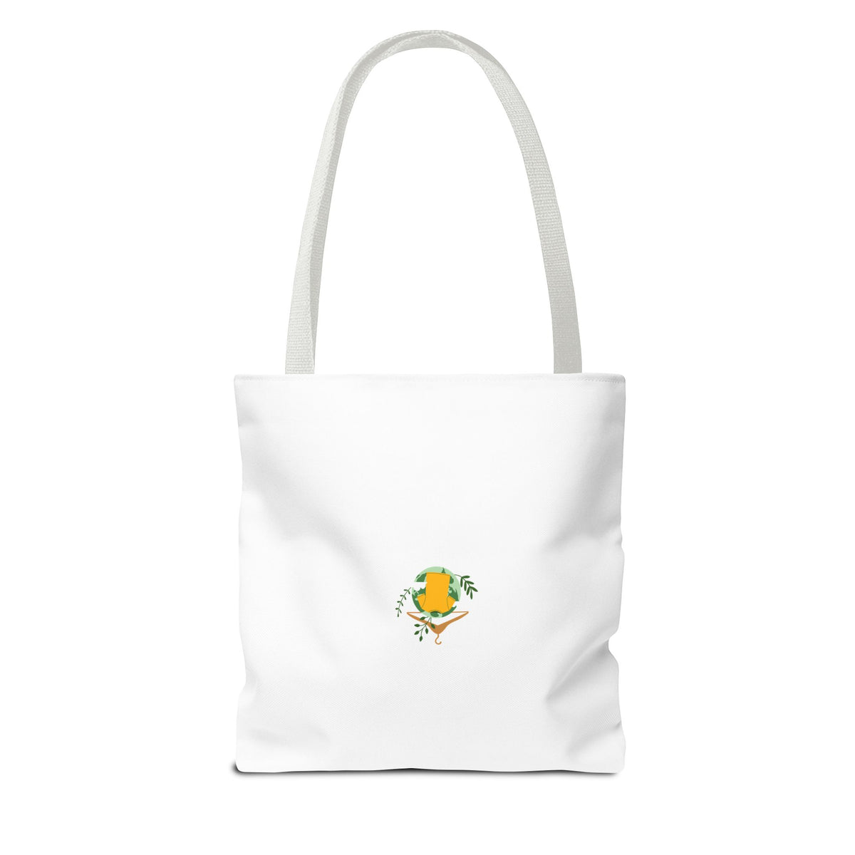 Customizable Text Tote Bag — Personalized All-Over Print Cotton Tote