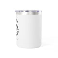 15oz Coffee Tumbler Mug — Minimal White Insulated Travel Cup