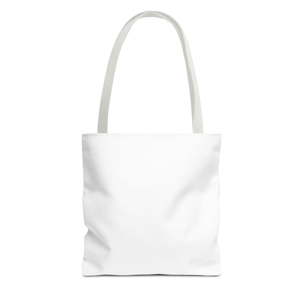 Customizable Text Tote Bag — Personalized All-Over Print Cotton Tote