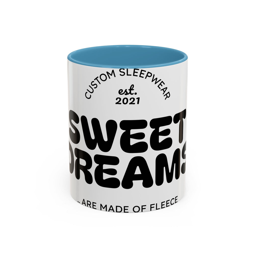 Accent Coffee Mug — "Sweet Dreams" Sleepwear Design (11/15oz)