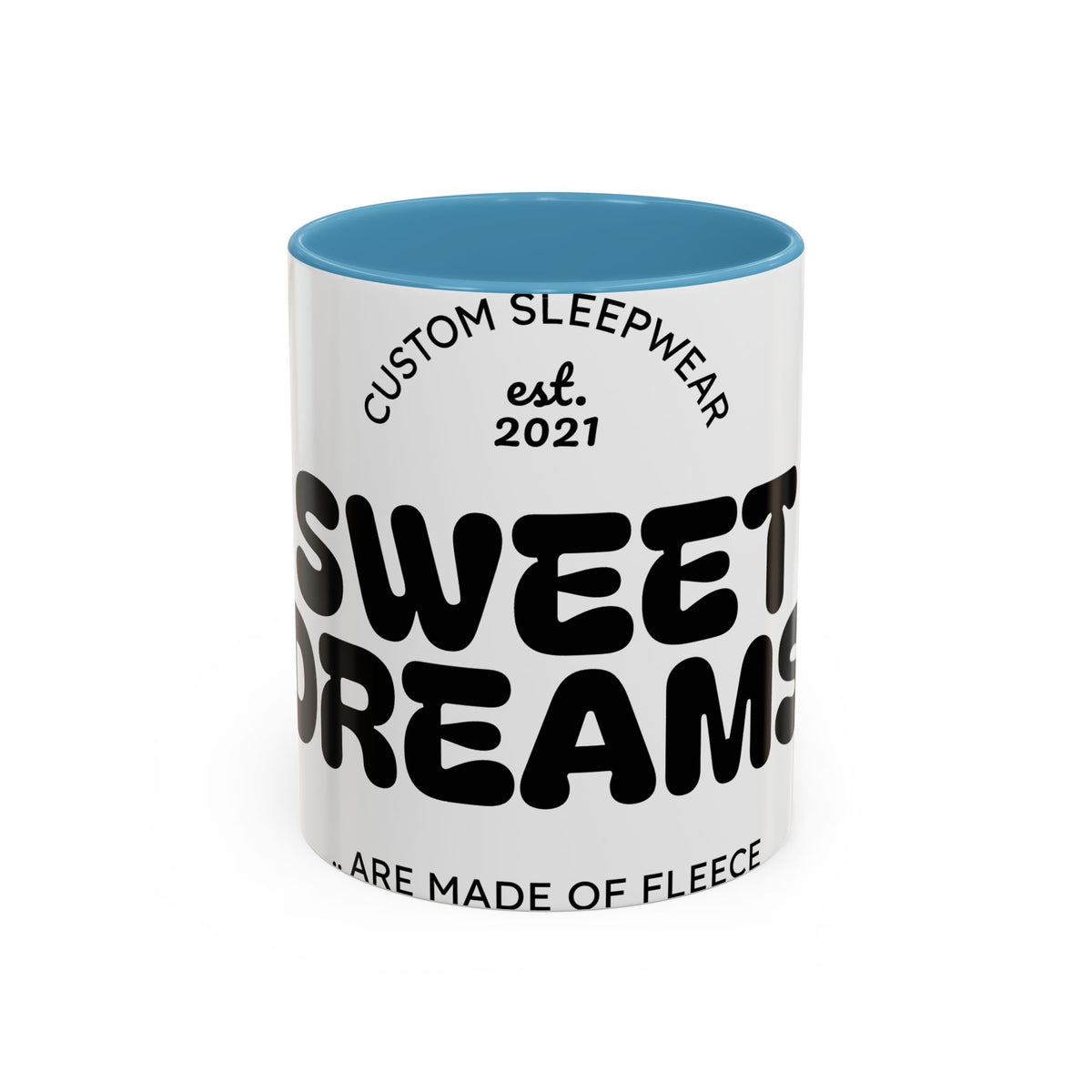 Accent Coffee Mug — "Sweet Dreams" Sleepwear Design (11/15oz)