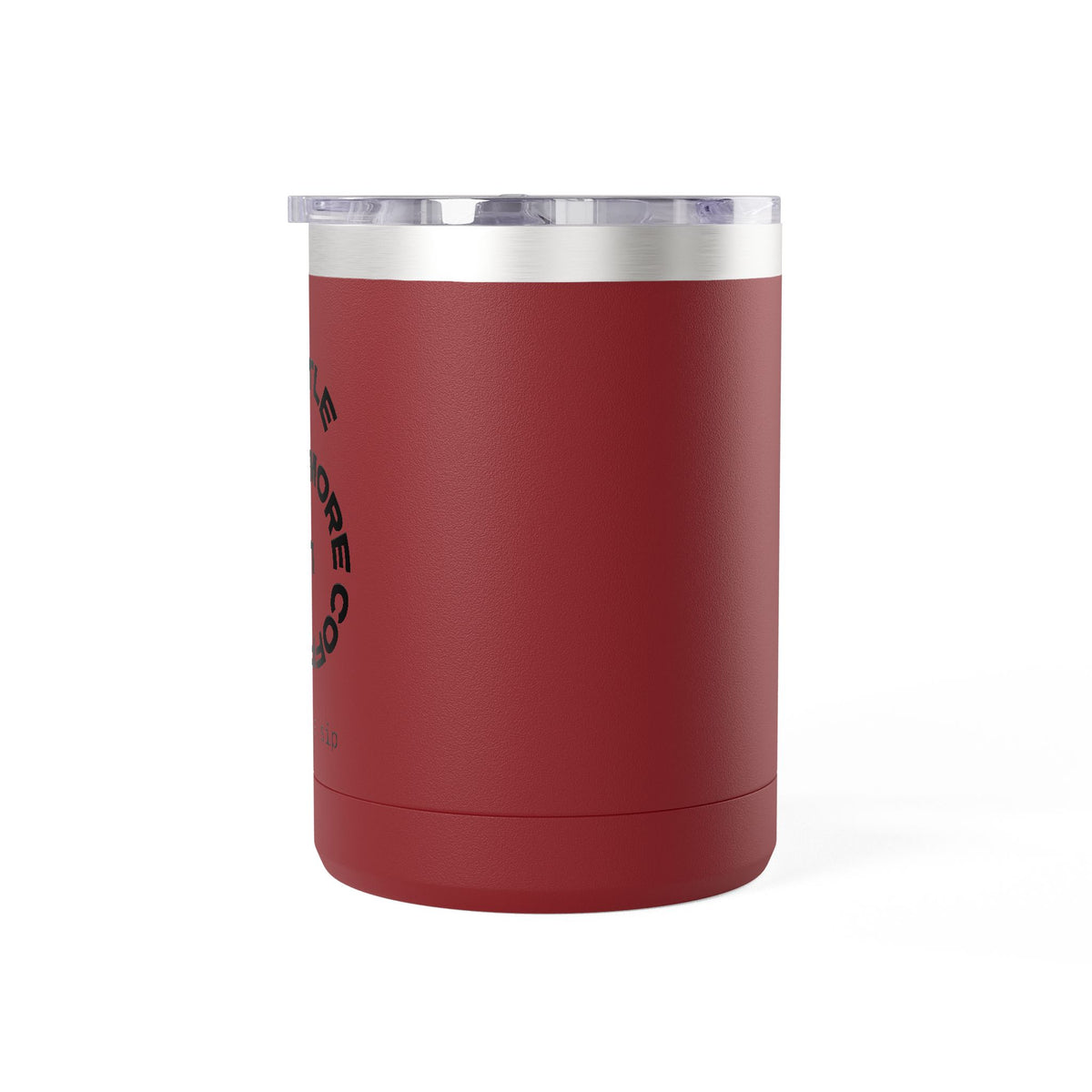 15oz Coffee Tumbler Mug — Minimal White Insulated Travel Cup
