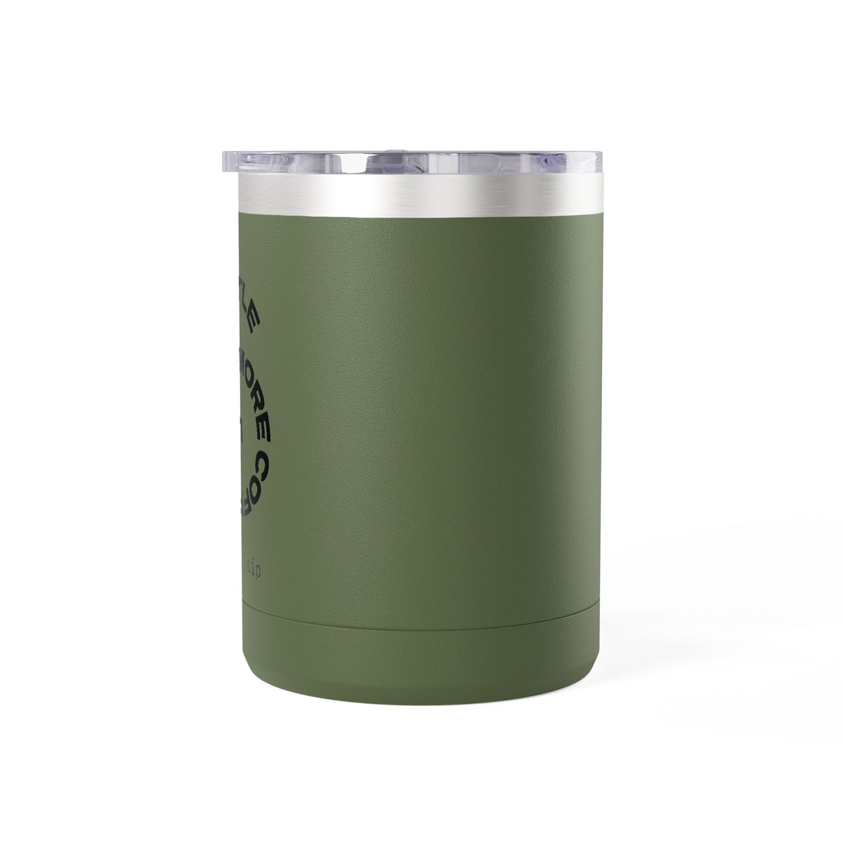 15oz Coffee Tumbler Mug — Minimal White Insulated Travel Cup