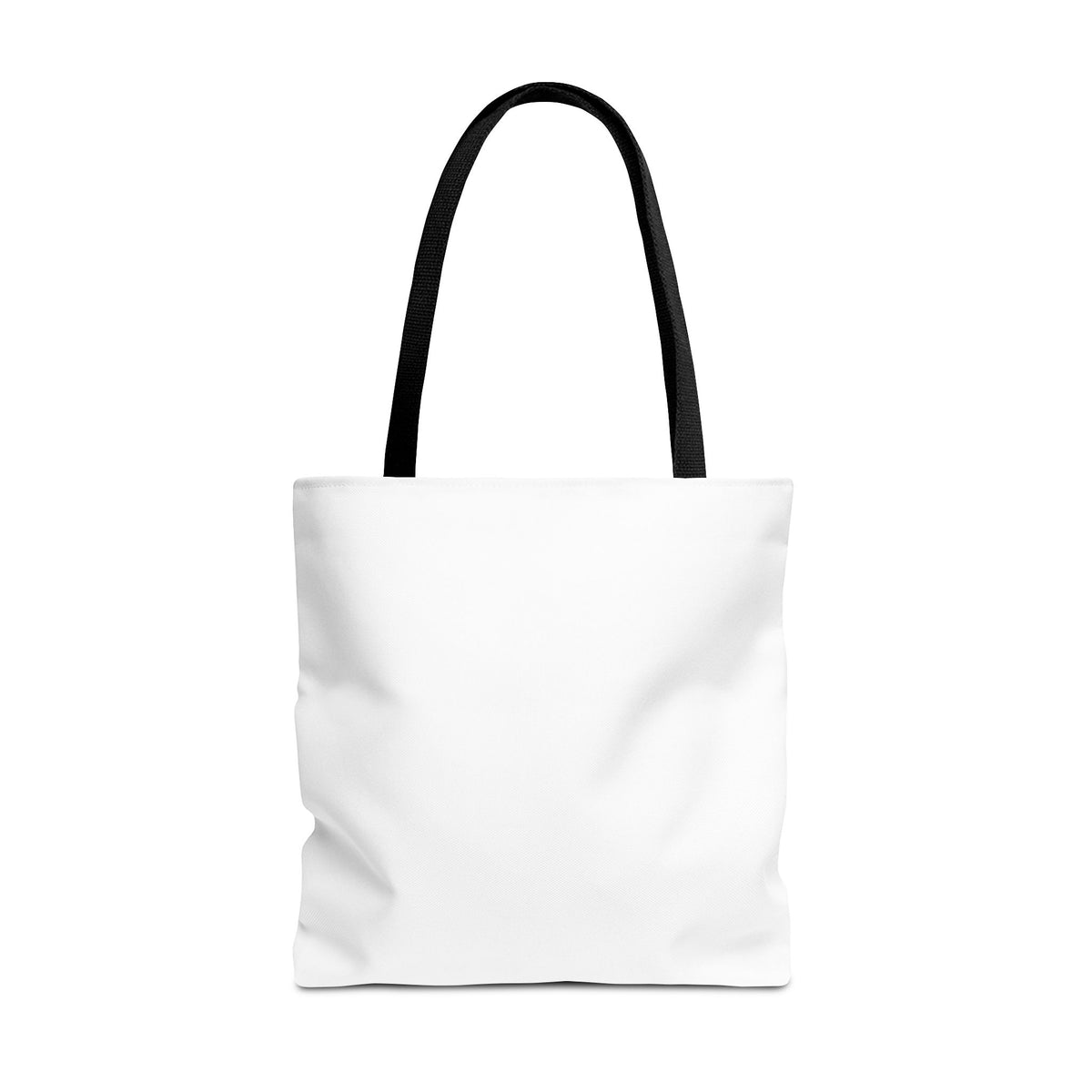 Customizable Text Tote Bag — Personalized All-Over Print Cotton Tote