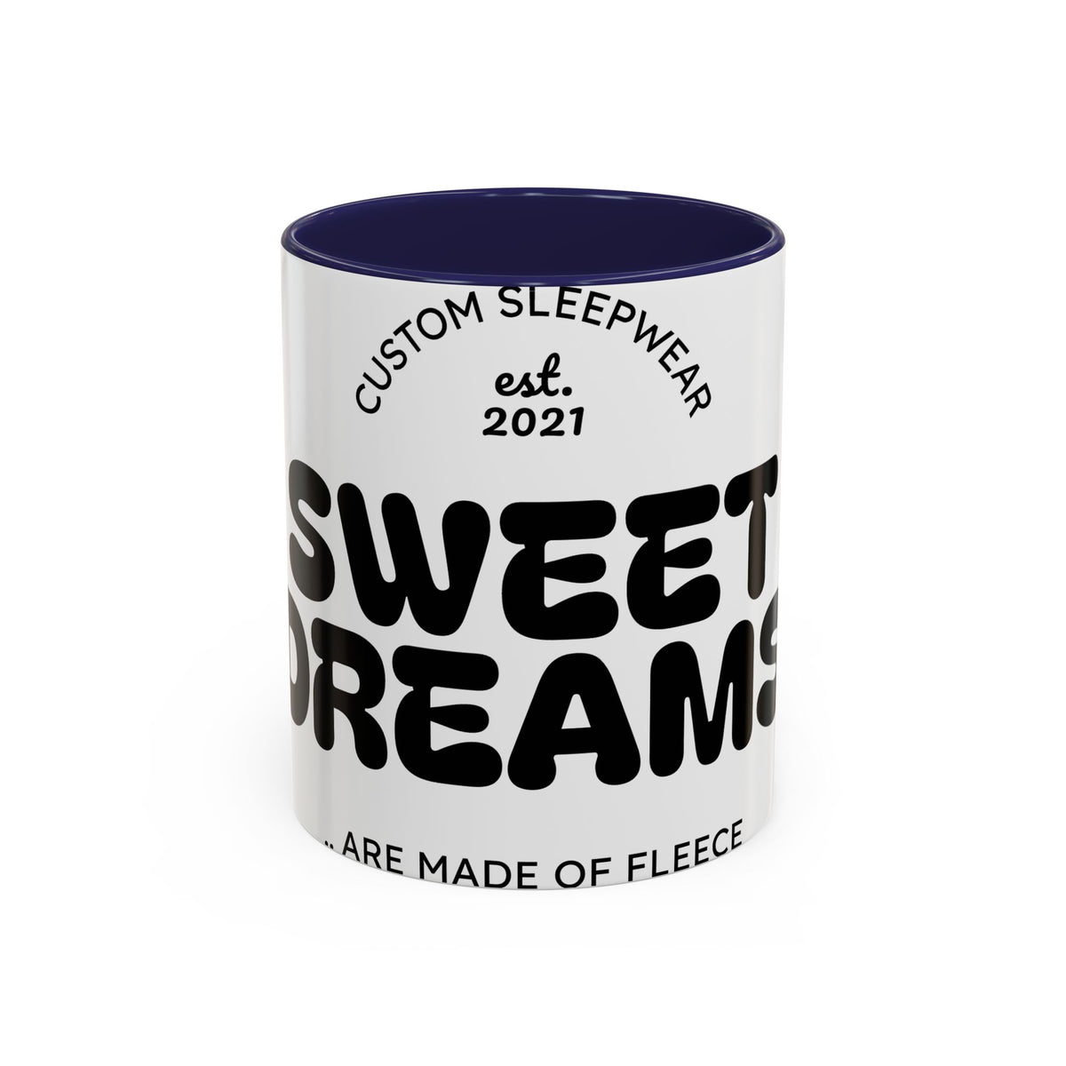 Accent Coffee Mug — "Sweet Dreams" Sleepwear Design (11/15oz)